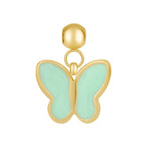Urbanti Stainless Steel Blue Butterfly Charm