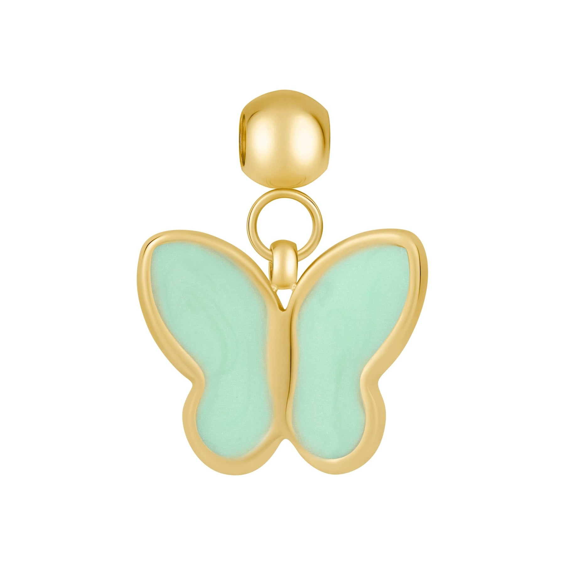 Urbanti Stainless Steel Blue Butterfly Charm