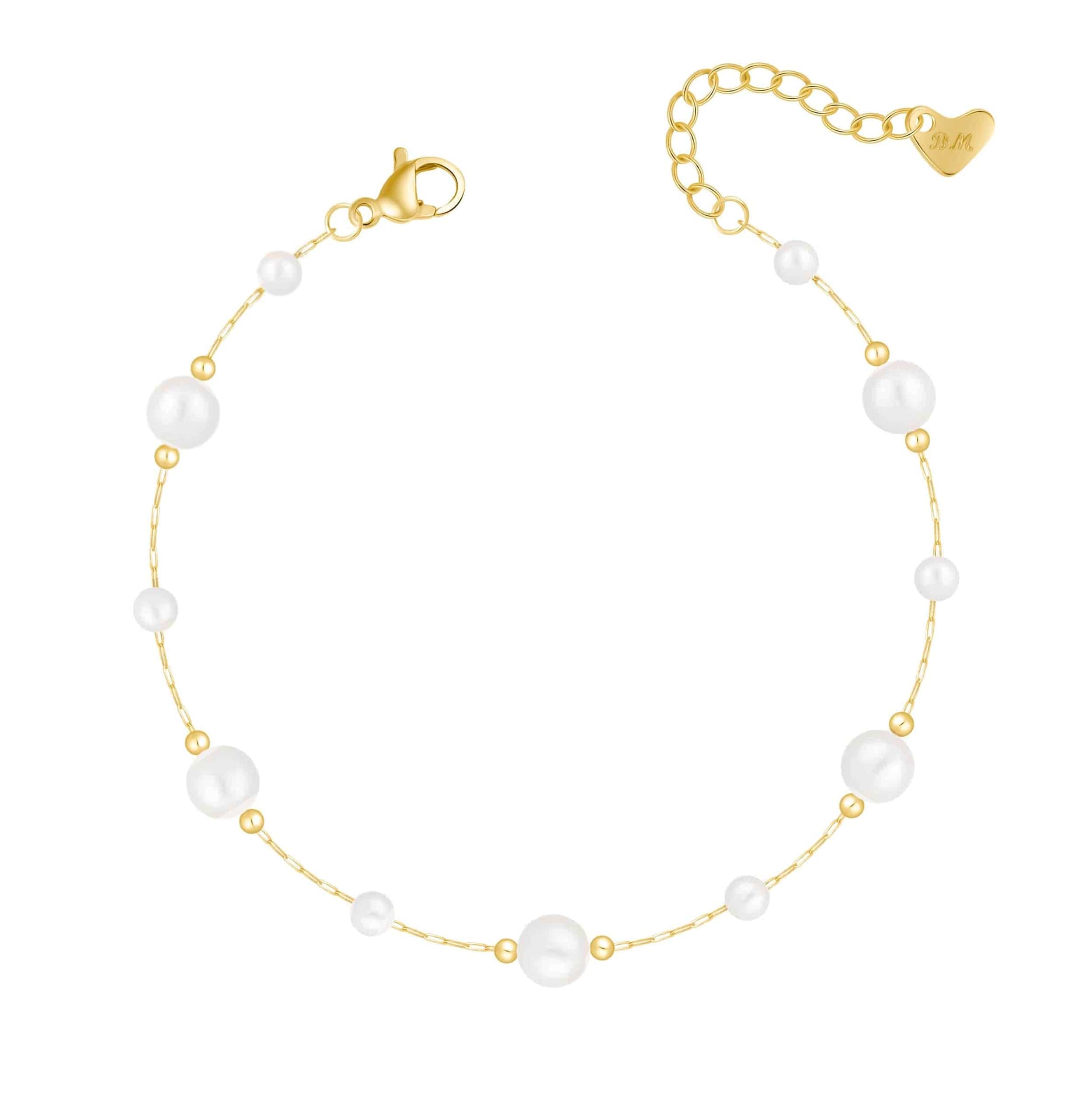 Urbanti Stainless Steel Abbie Pearl Bracelet
