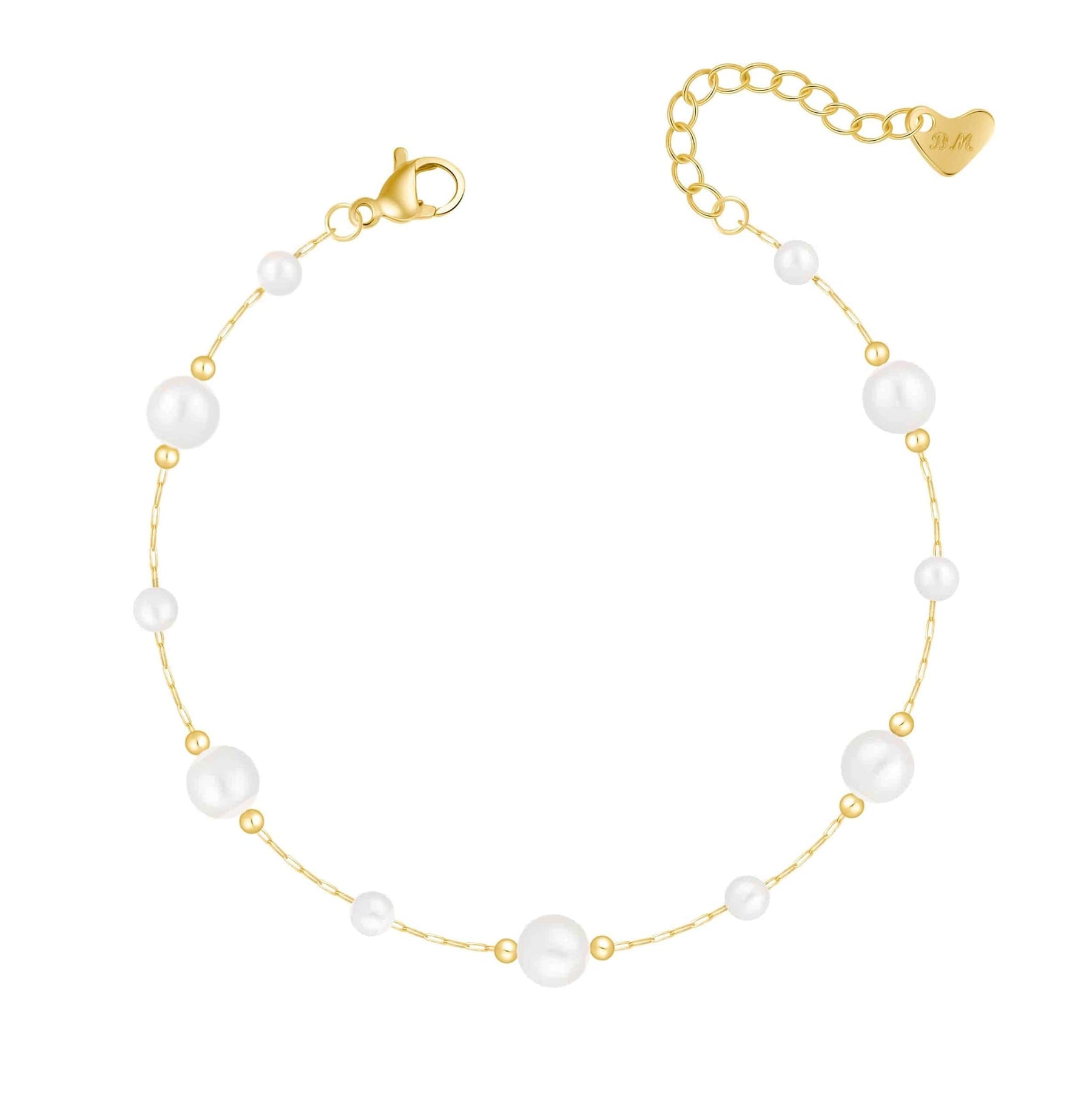 Urbanti Stainless Steel Abbie Pearl Bracelet