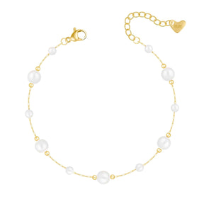 Urbanti Stainless Steel Abbie Pearl Bracelet