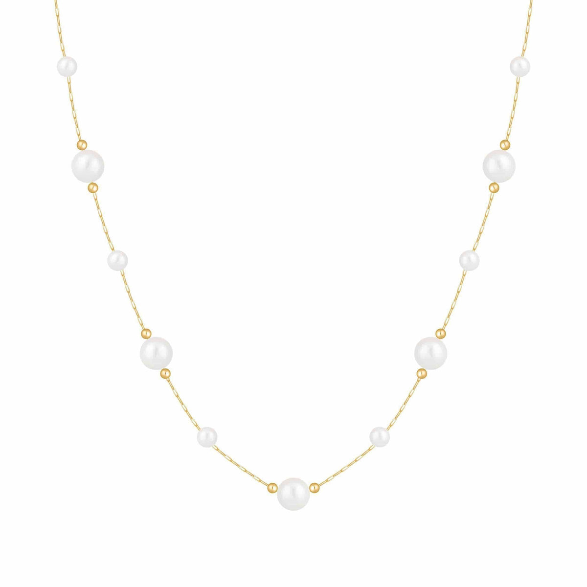 Urbanti Stainless Steel Abbie Pearl Necklace