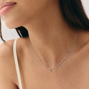 Urbanti Stainless Steel Adore Me Initial Necklace