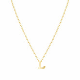 Urbanti Stainless Steel Adore Me Initial Necklace