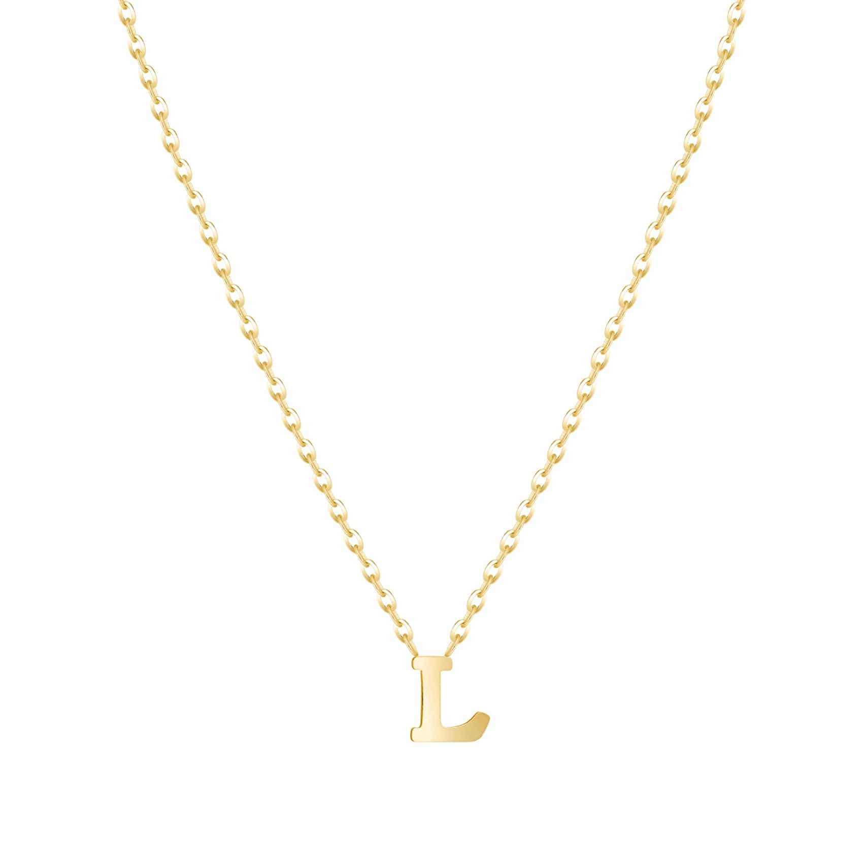 Urbanti Stainless Steel Adore Me Initial Necklace