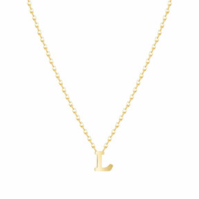 Urbanti Stainless Steel Adore Me Initial Necklace