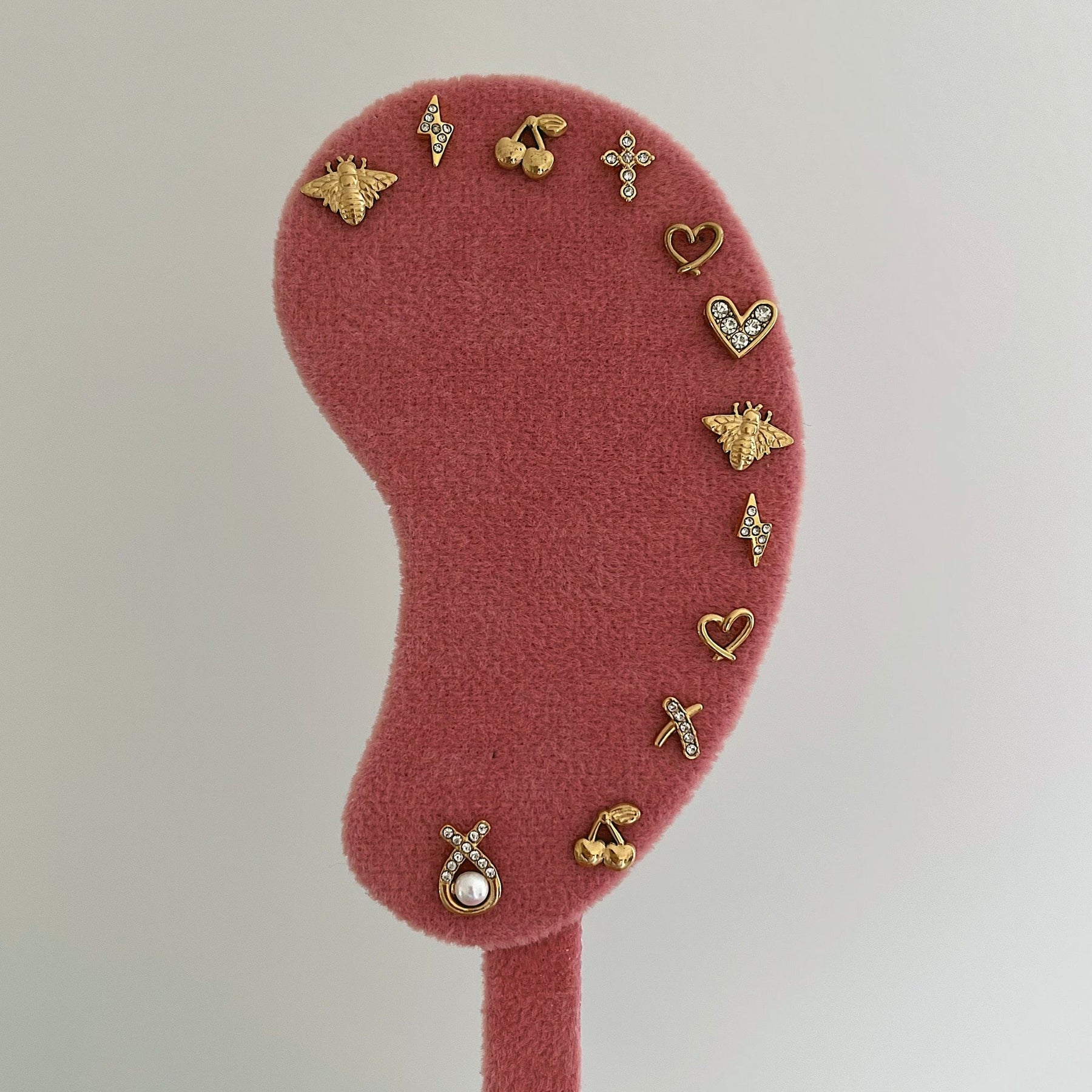 Urbanti Stainless Steel Adorn Stud Earrings