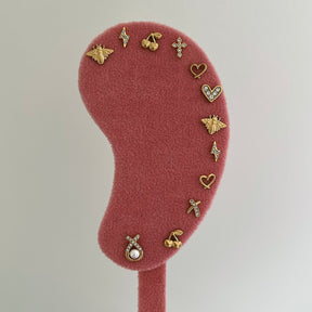 Urbanti Stainless Steel Adorn Stud Earrings