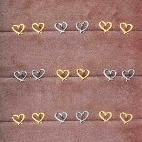 Urbanti Stainless Steel Adorn Stud Earrings