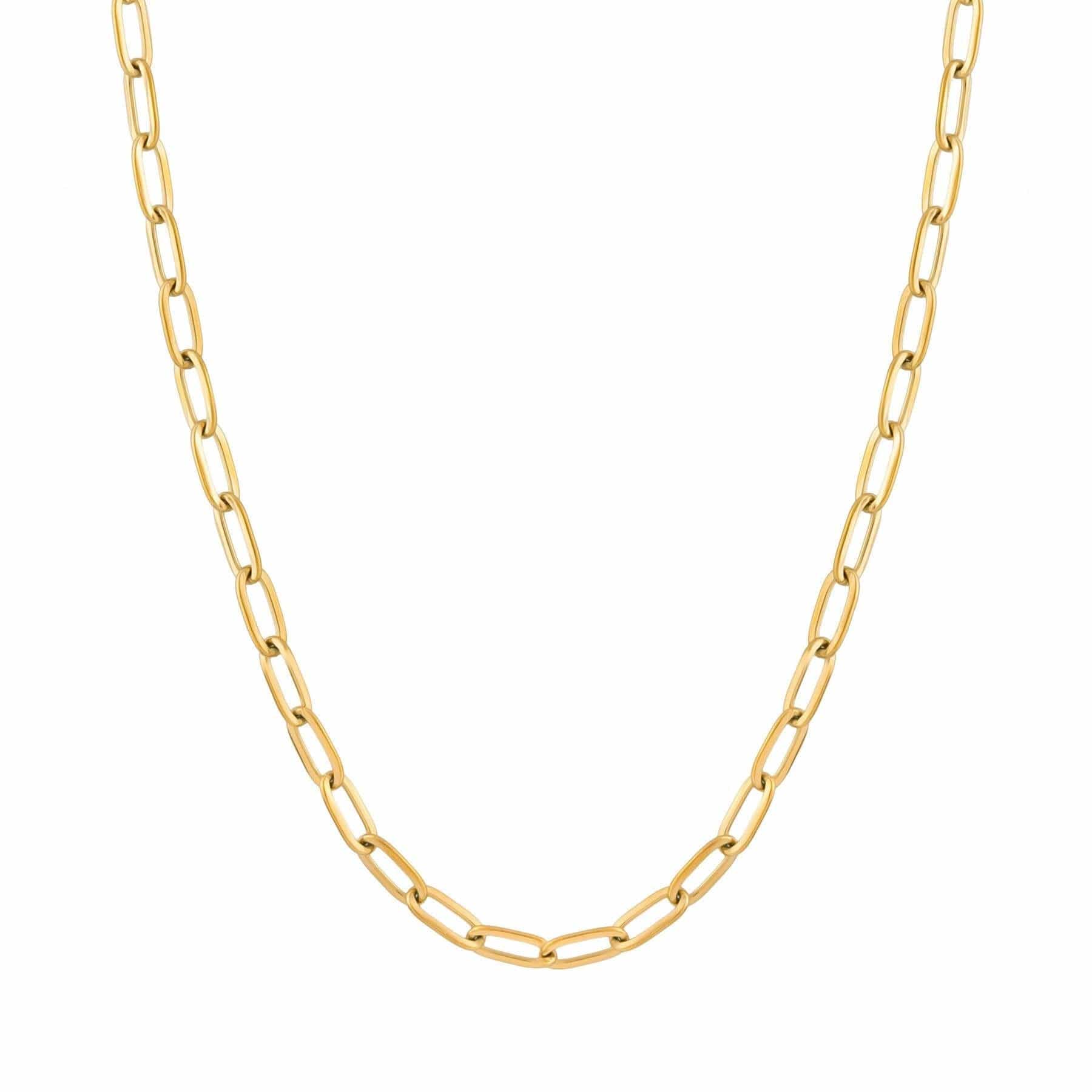 Urbanti Stainless Steel Aida Necklace Gold