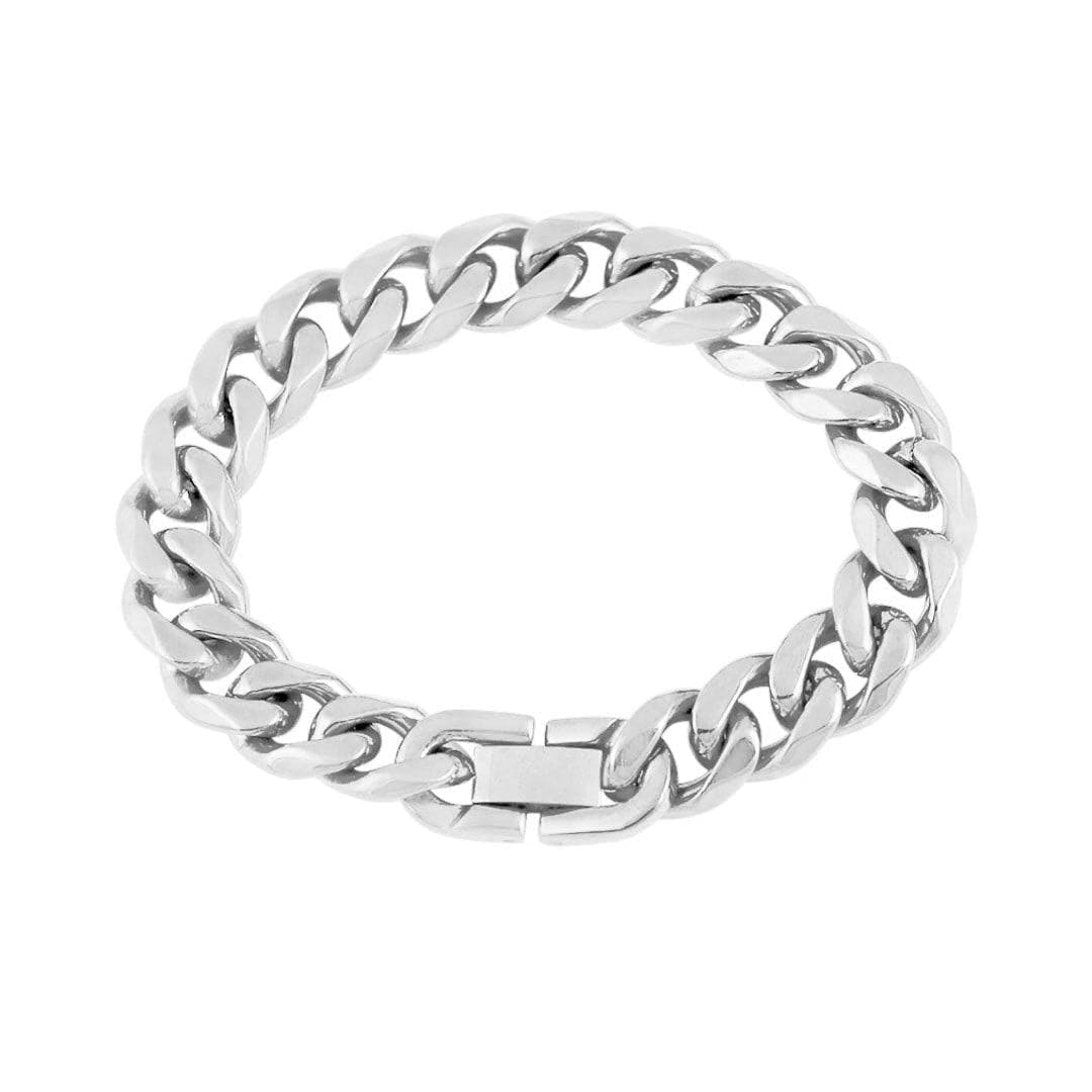 Urbanti Stainless Steel Alessandra Chunky Bracelet Silver / Small