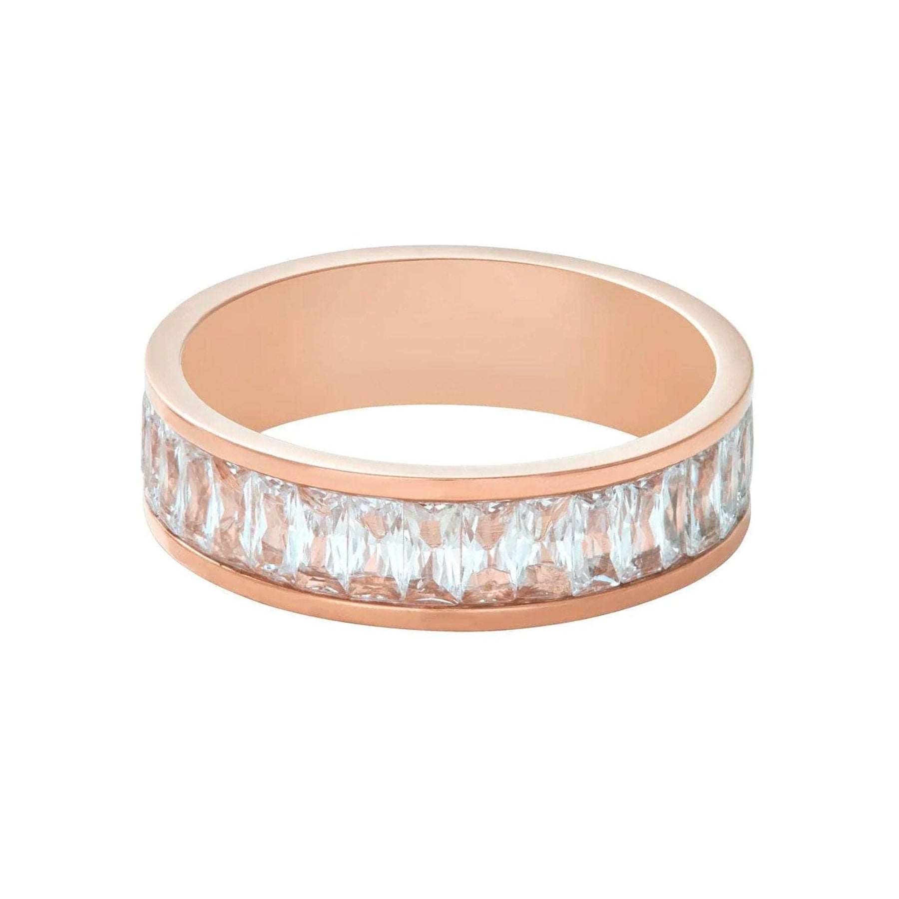 Urbanti Stainless Steel Alexa Ring Rose Gold / US 6 / UK L / EUR 51 (small)