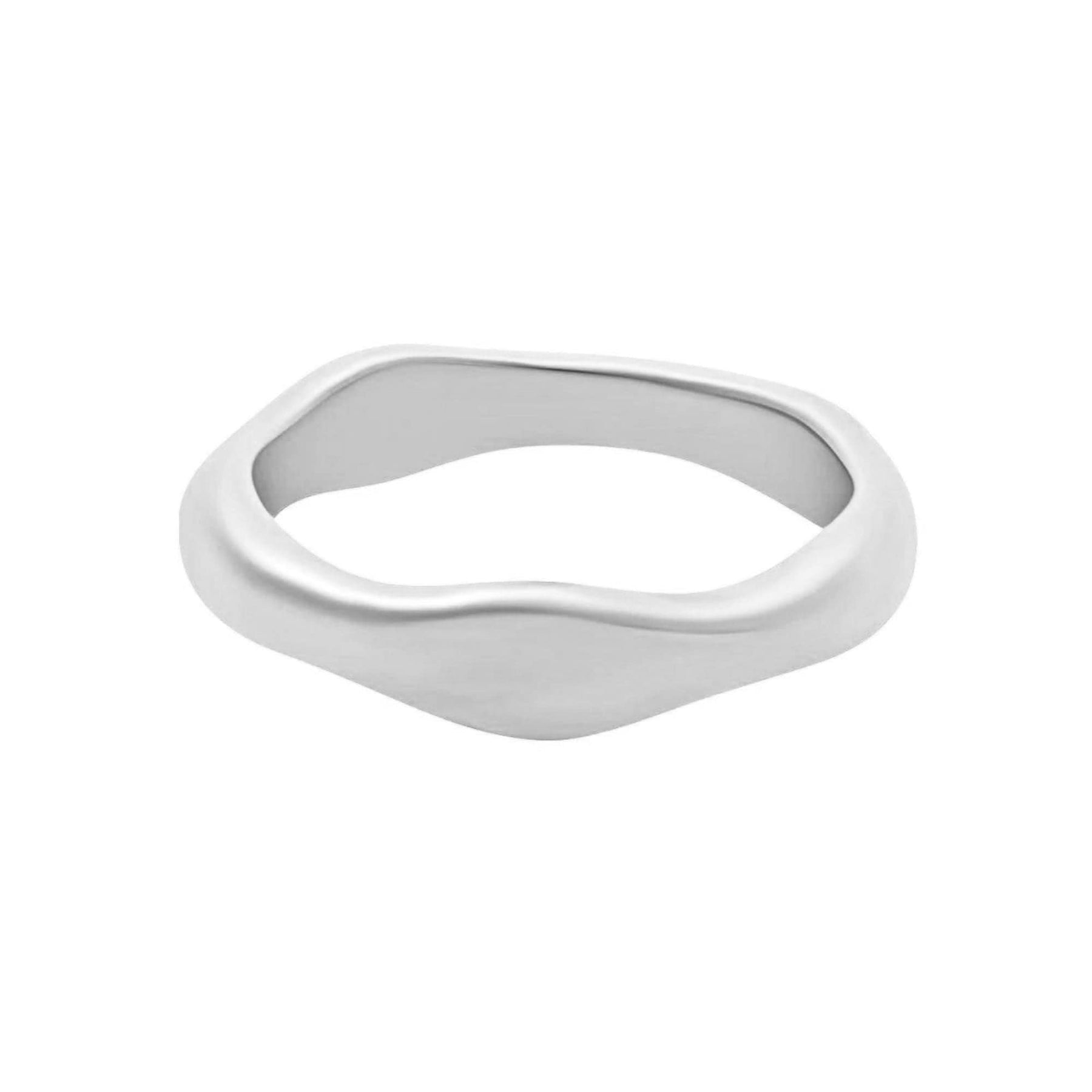 Urbanti Stainless Steel Aliah Ring Silver / US 4 / UK H / EUR 46 / (xxsmall)