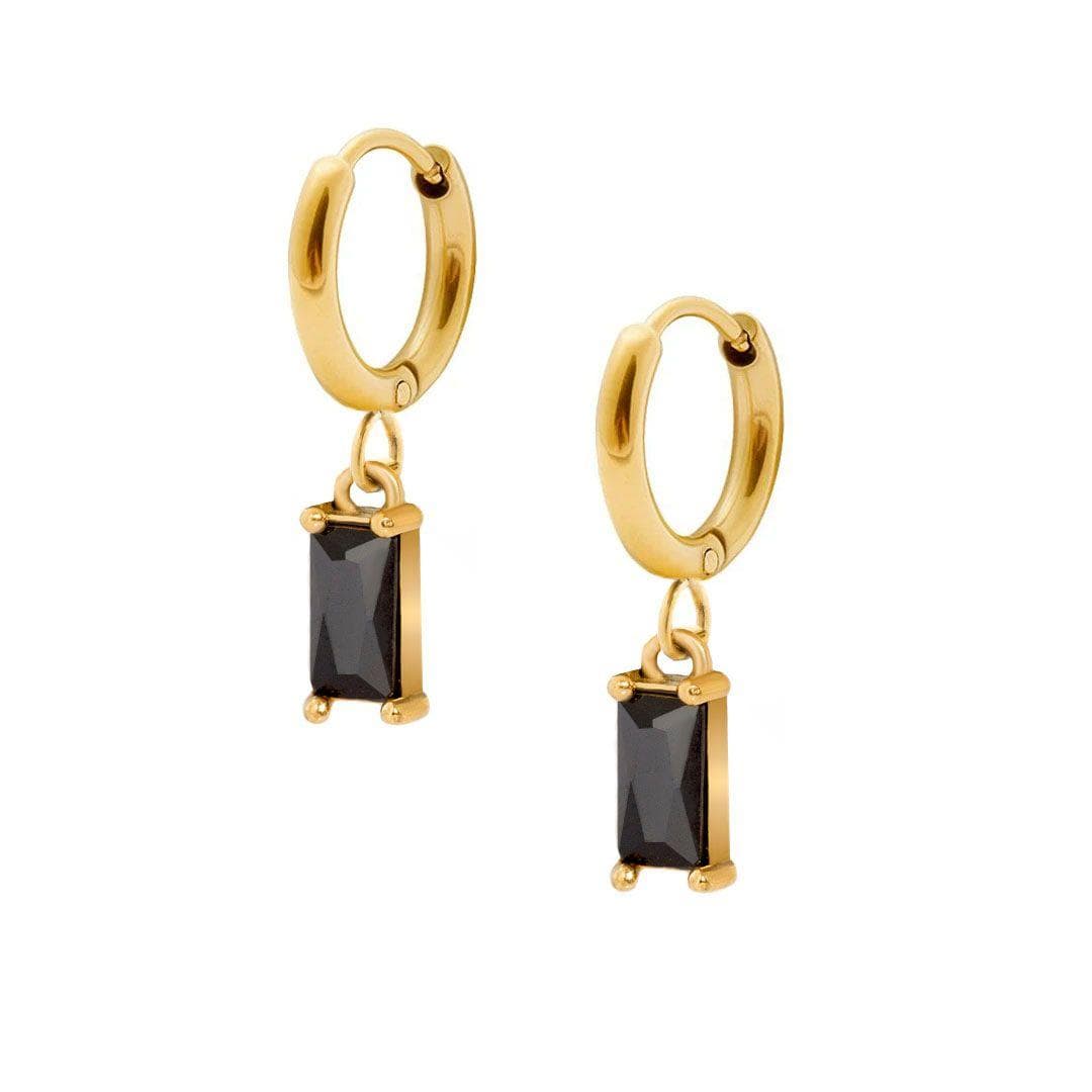 Urbanti Stainless Steel Alma Hoop Earrings Gold