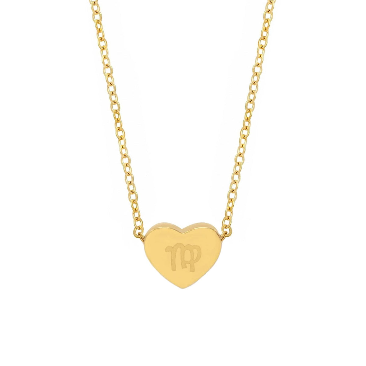 Urbanti Stainless Steel Alora Zodiac Necklace Gold / Libra