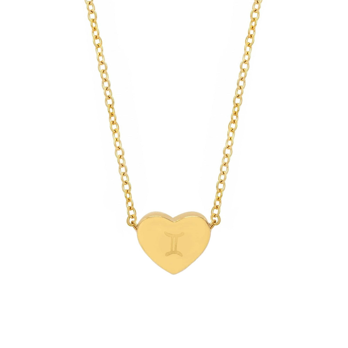 Urbanti Stainless Steel Alora Zodiac Necklace Gold / Gemini