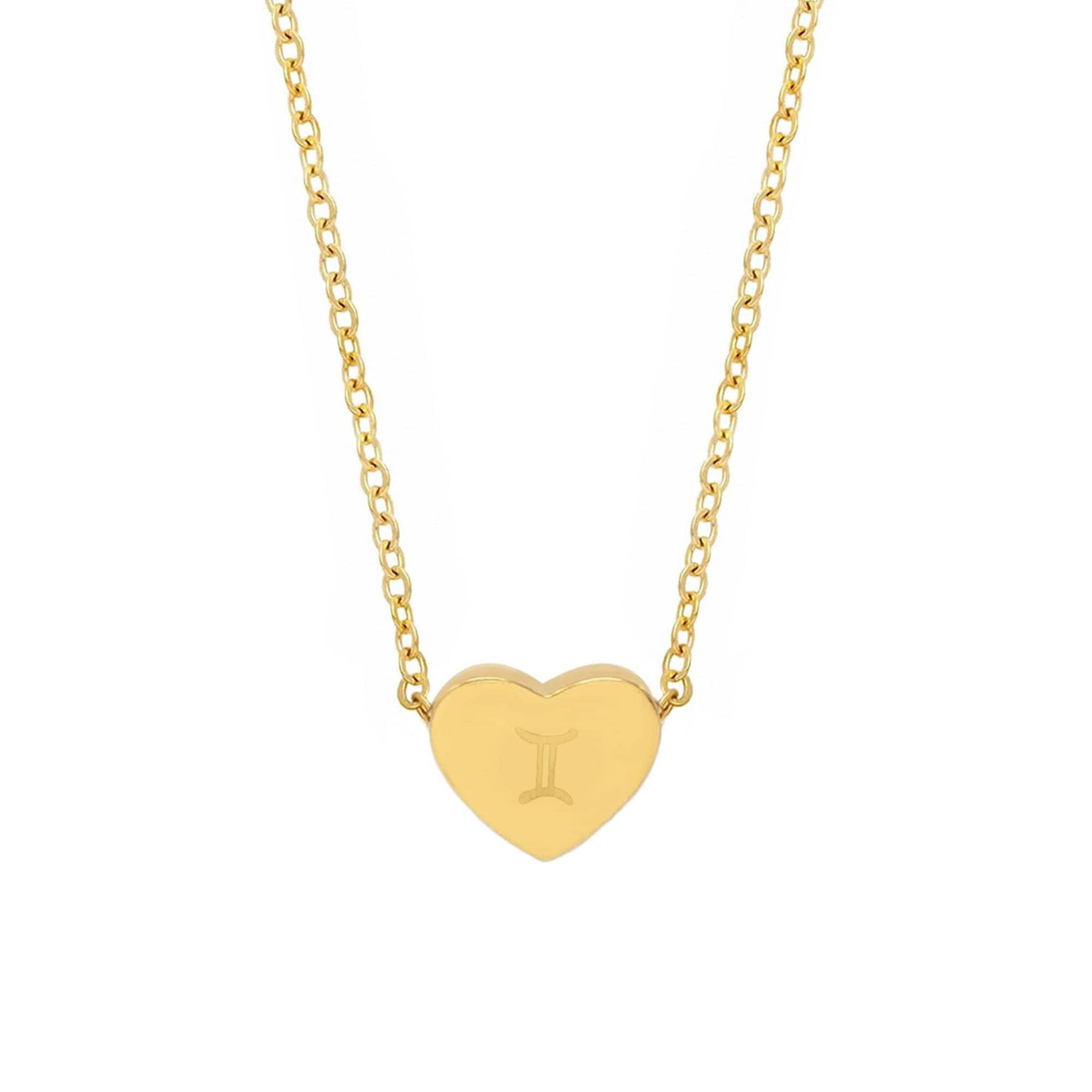 Urbanti Stainless Steel Alora Zodiac Necklace Gold / Gemini