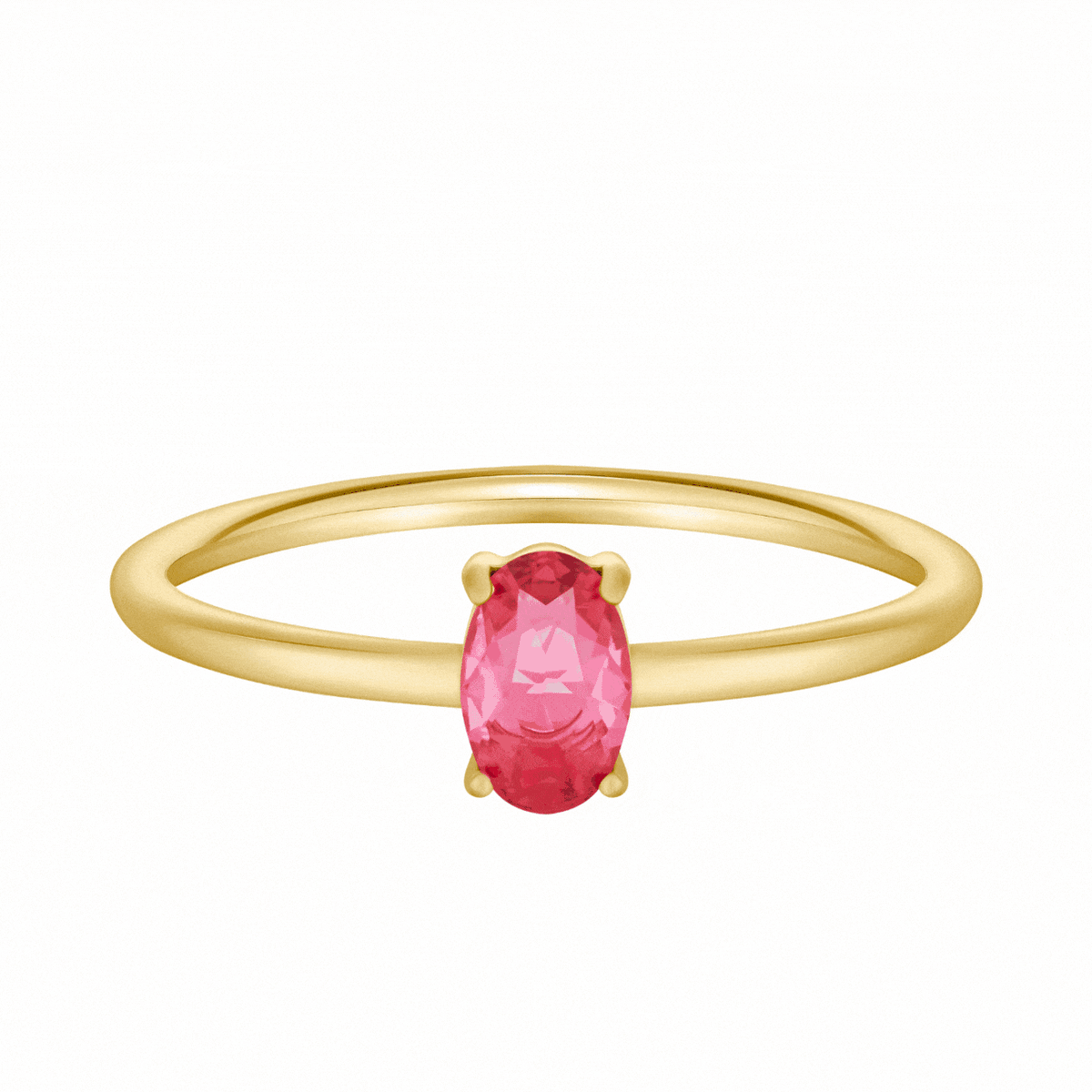 Urbanti Stainless Steel Always Birthstone Ring