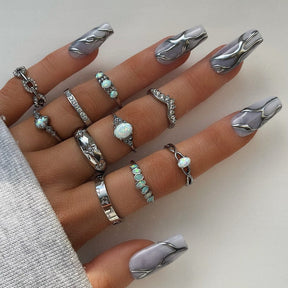 Urbanti Stainless Steel Alyssa Opal Ring