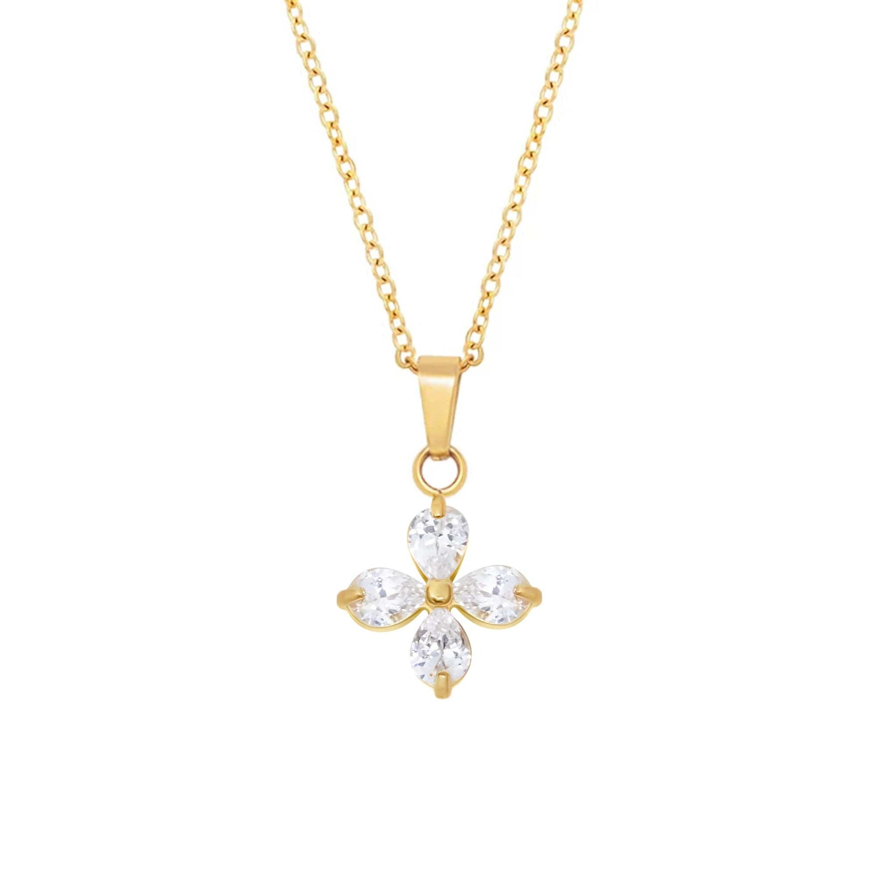 Urbanti Stainless Steel Angelica Necklace Gold