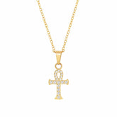 Urbanti Stainless Steel Ankh Necklace