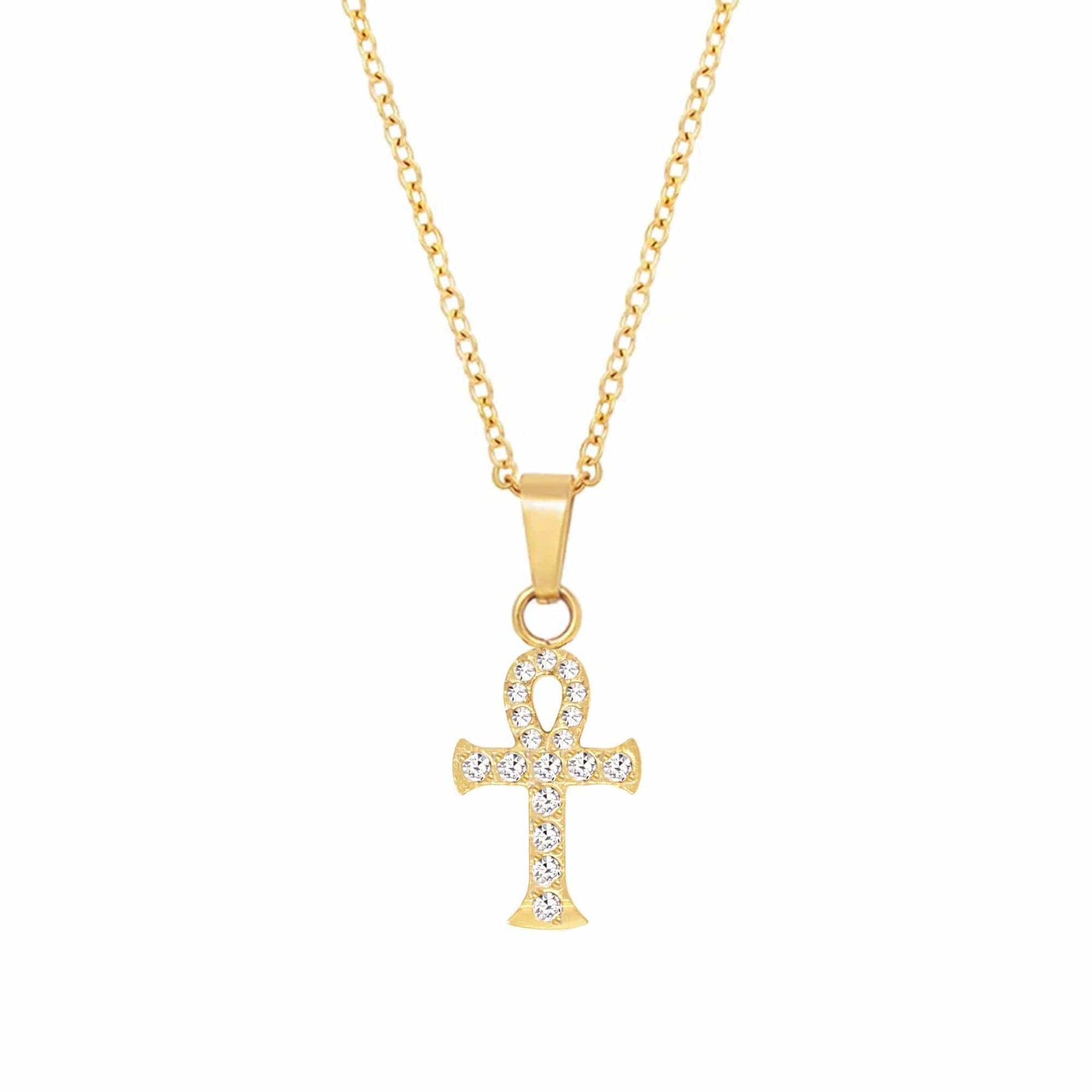 Urbanti Stainless Steel Ankh Necklace