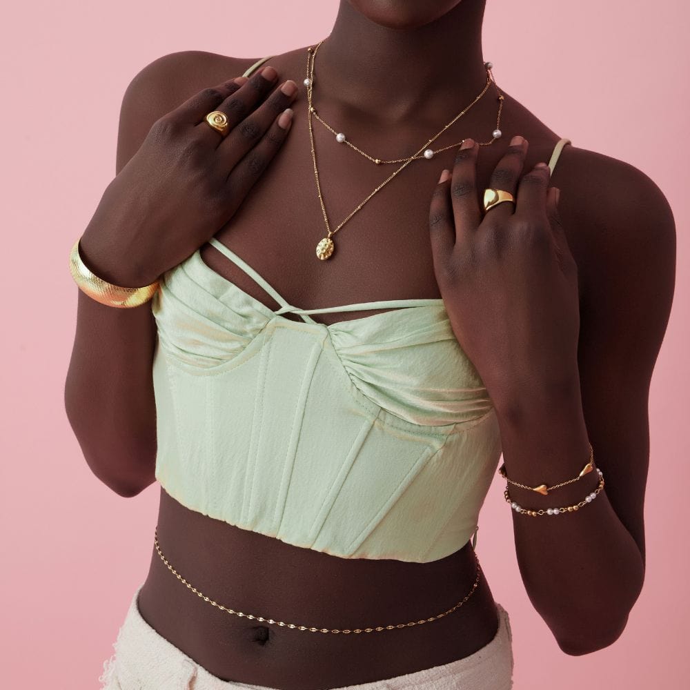 Urbanti Stainless Steel Anna Belly Chain