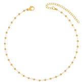 Urbanti Stainless Steel Antalya Pearl Belly Chain Gold / Small