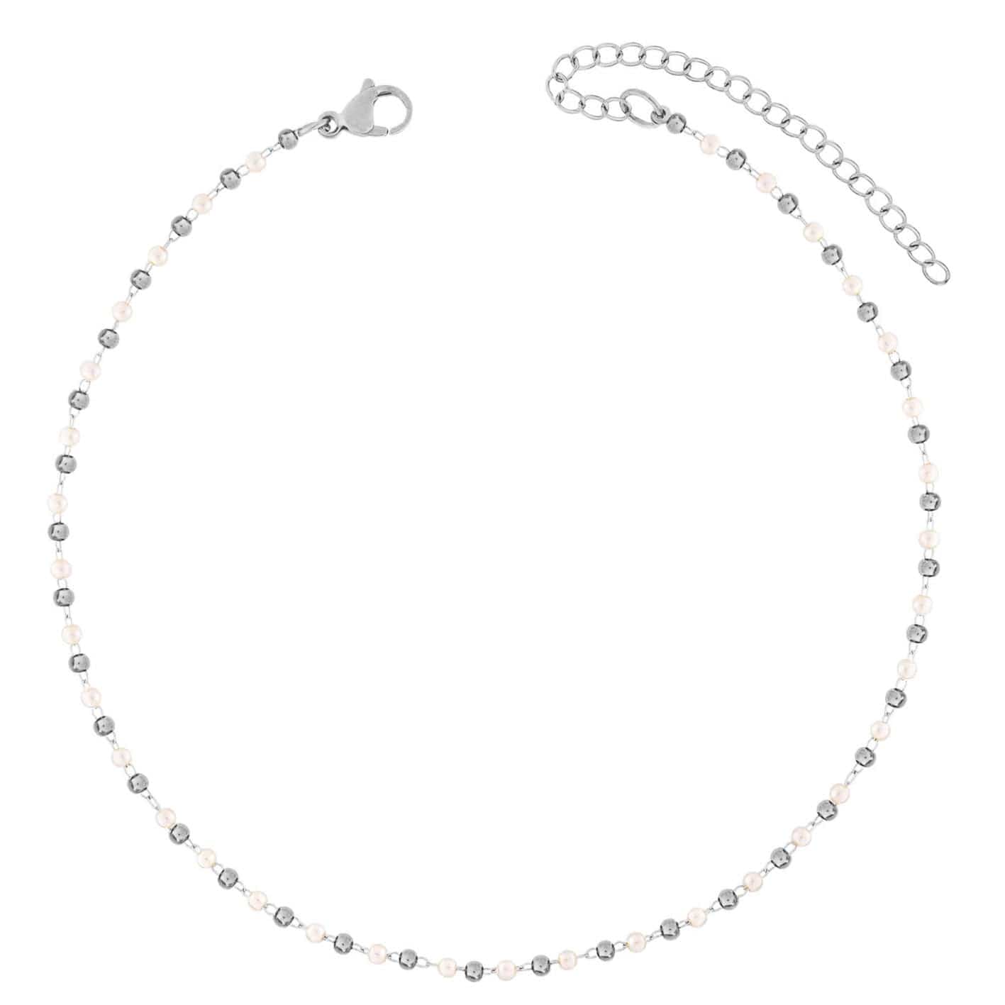 Urbanti Stainless Steel Antalya Pearl Belly Chain