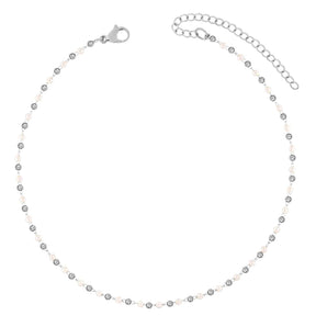 Urbanti Stainless Steel Antalya Pearl Belly Chain