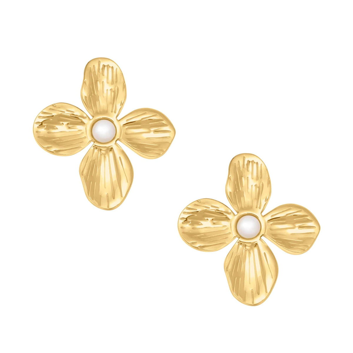 Urbanti Stainless Steel Aurelie Stud Earrings