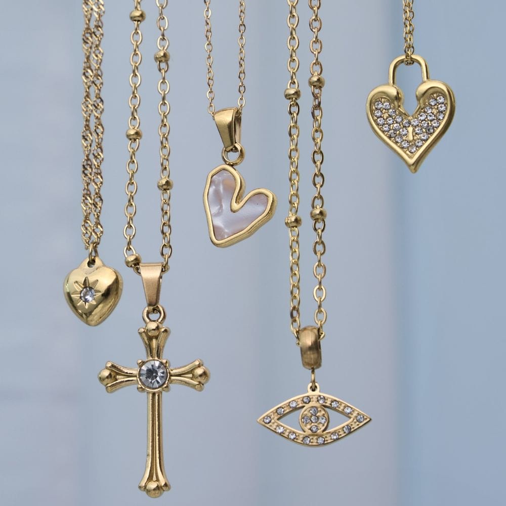 Urbanti Stainless Steel Antonella Cross Necklace