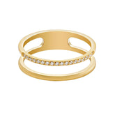 Urbanti Stainless Steel Arabella Ring Gold / US 6 / UK L / EUR 51 (small)