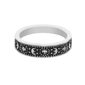 Urbanti Stainless Steel Aroma Ring Silver / US 4 / UK H / EUR 46 / (xxsmall)