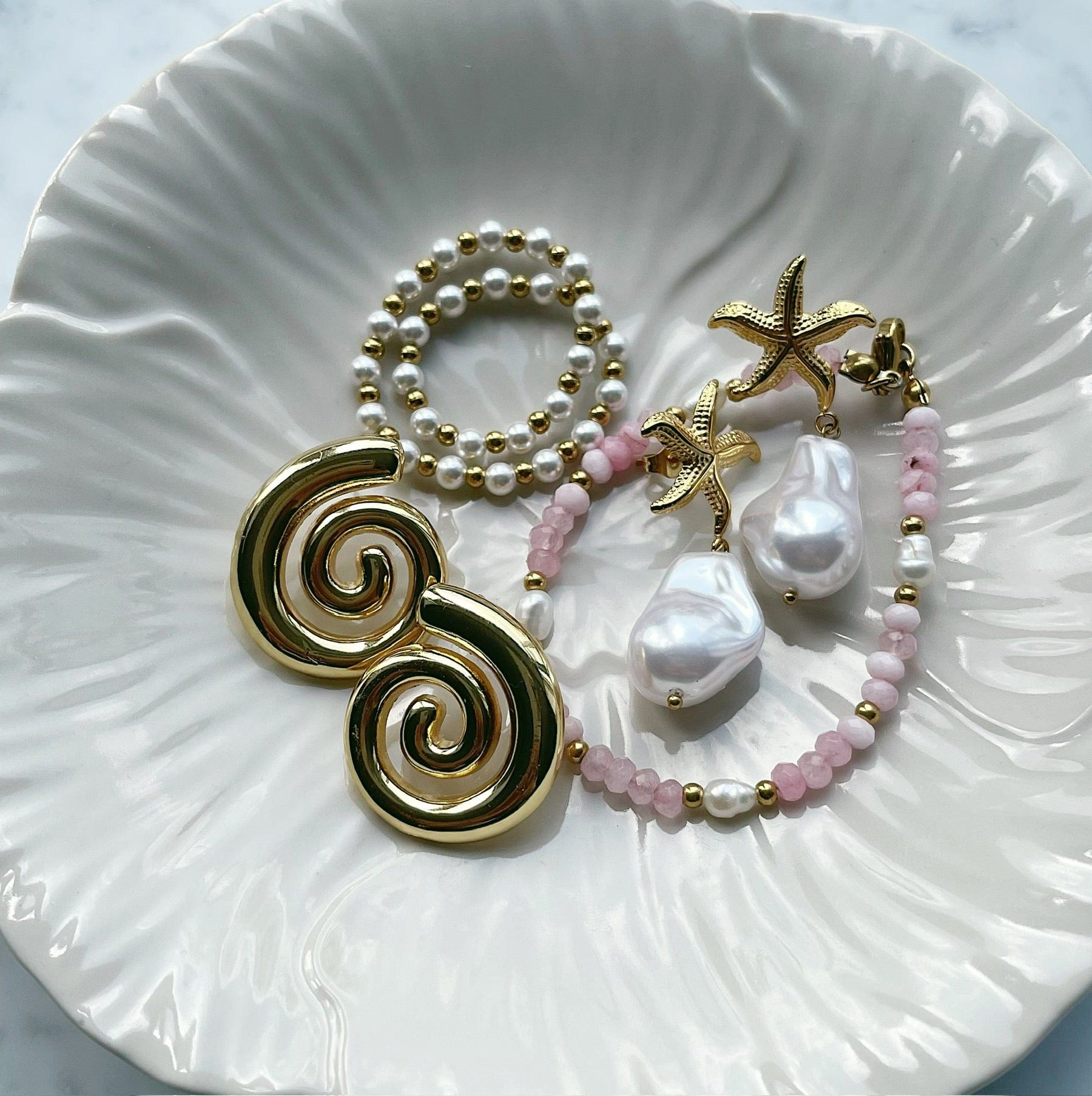 Urbanti Stainless Steel August Pearl Bracelet