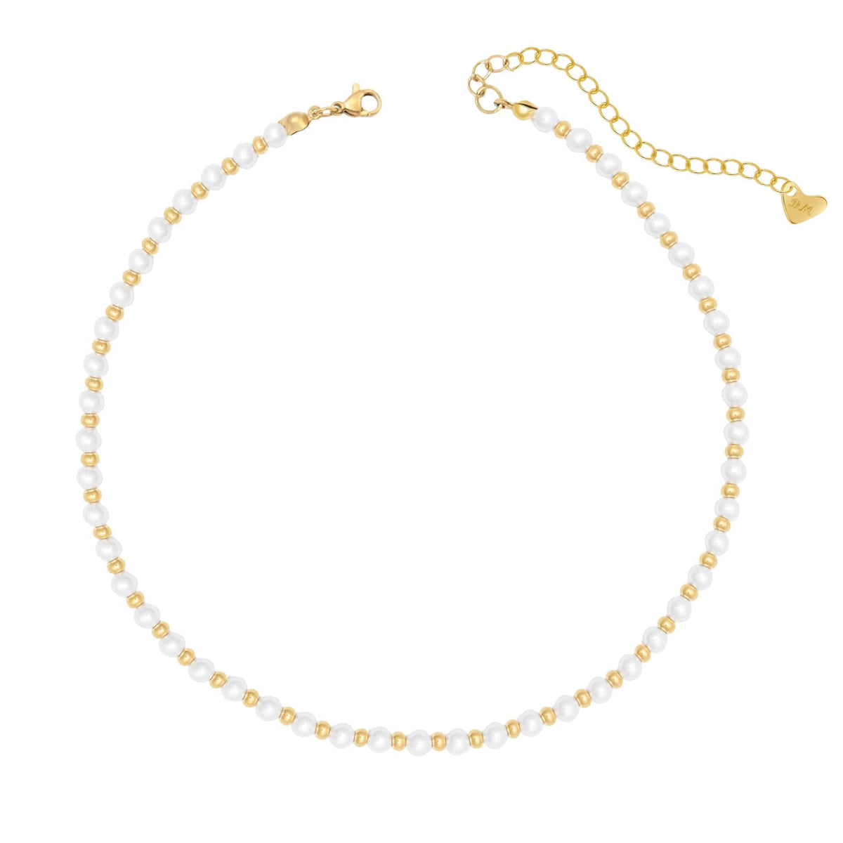 Urbanti Stainless Steel August Pearl Choker / Necklace