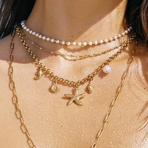 Urbanti Stainless Steel August Pearl Choker