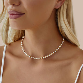 Urbanti Stainless Steel August Pearl Choker