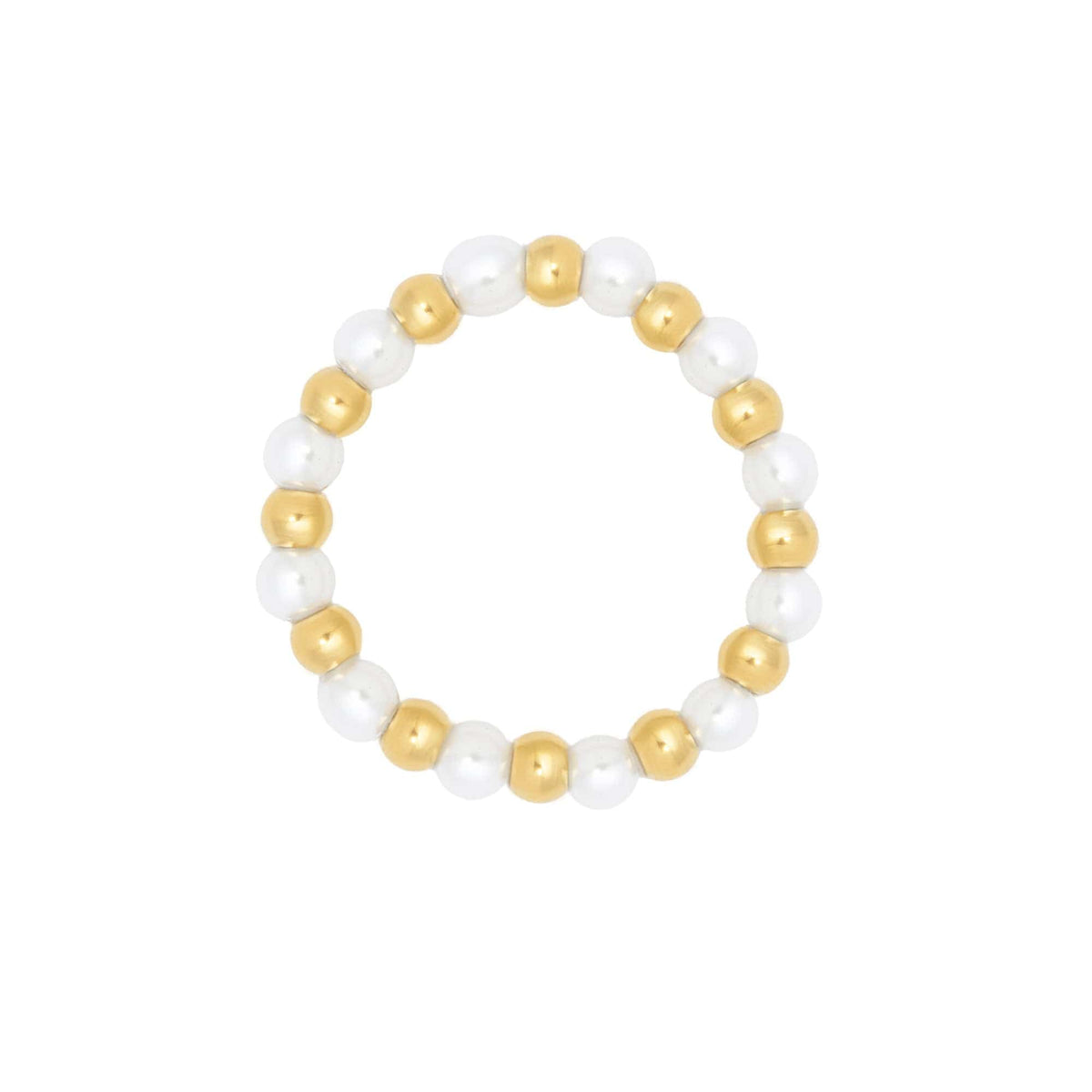 Urbanti Stainless Steel August Pearl Ring