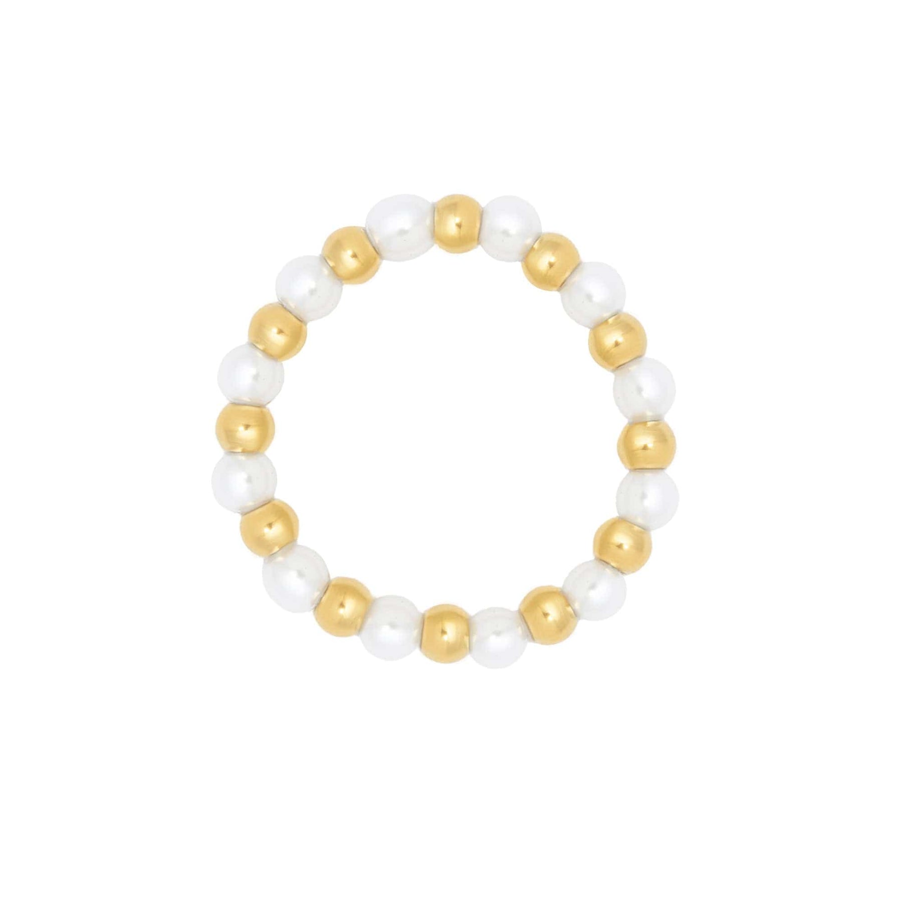 Urbanti Stainless Steel August Pearl Ring