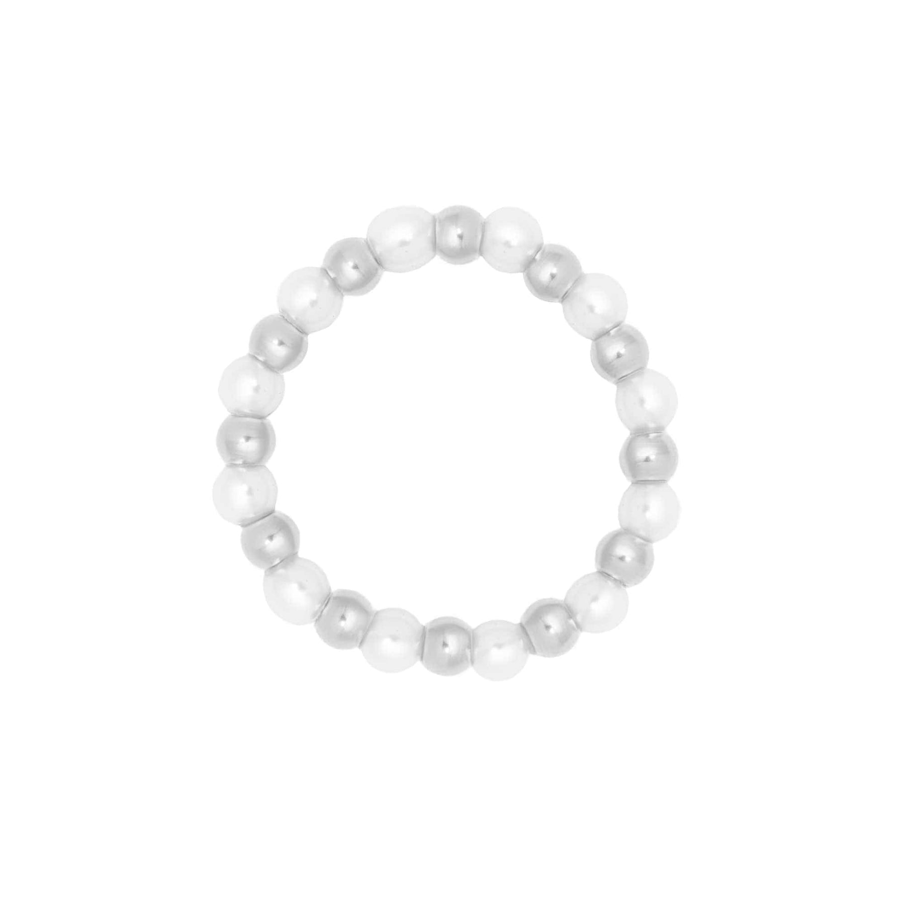 Urbanti Stainless Steel August Pearl Ring