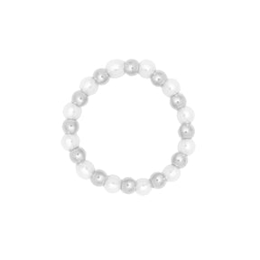 Urbanti Stainless Steel August Pearl Ring