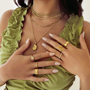 Urbanti Stainless Steel August Pearl Ring