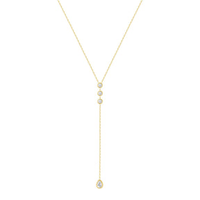 Urbanti Stainless Steel Avery Lariat Necklace