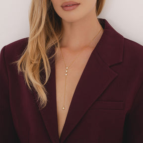 Urbanti Stainless Steel Avery Lariat Necklace