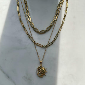 Urbanti Stainless Steel Axel Chain Choker / Necklace