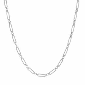 Urbanti Stainless Steel Axel Chain Choker / Necklace Silver / Choker