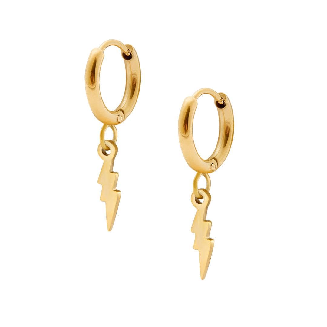 Urbanti Stainless Steel Azura Hoop Earrings Gold