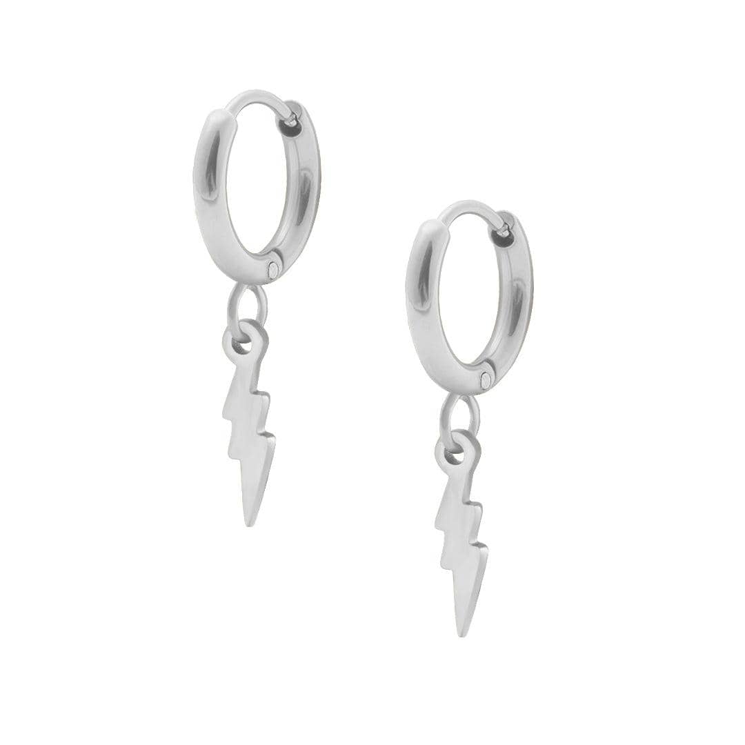 Urbanti Stainless Steel Azura Hoop Earrings Silver