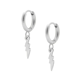 Urbanti Stainless Steel Azura Hoop Earrings Silver